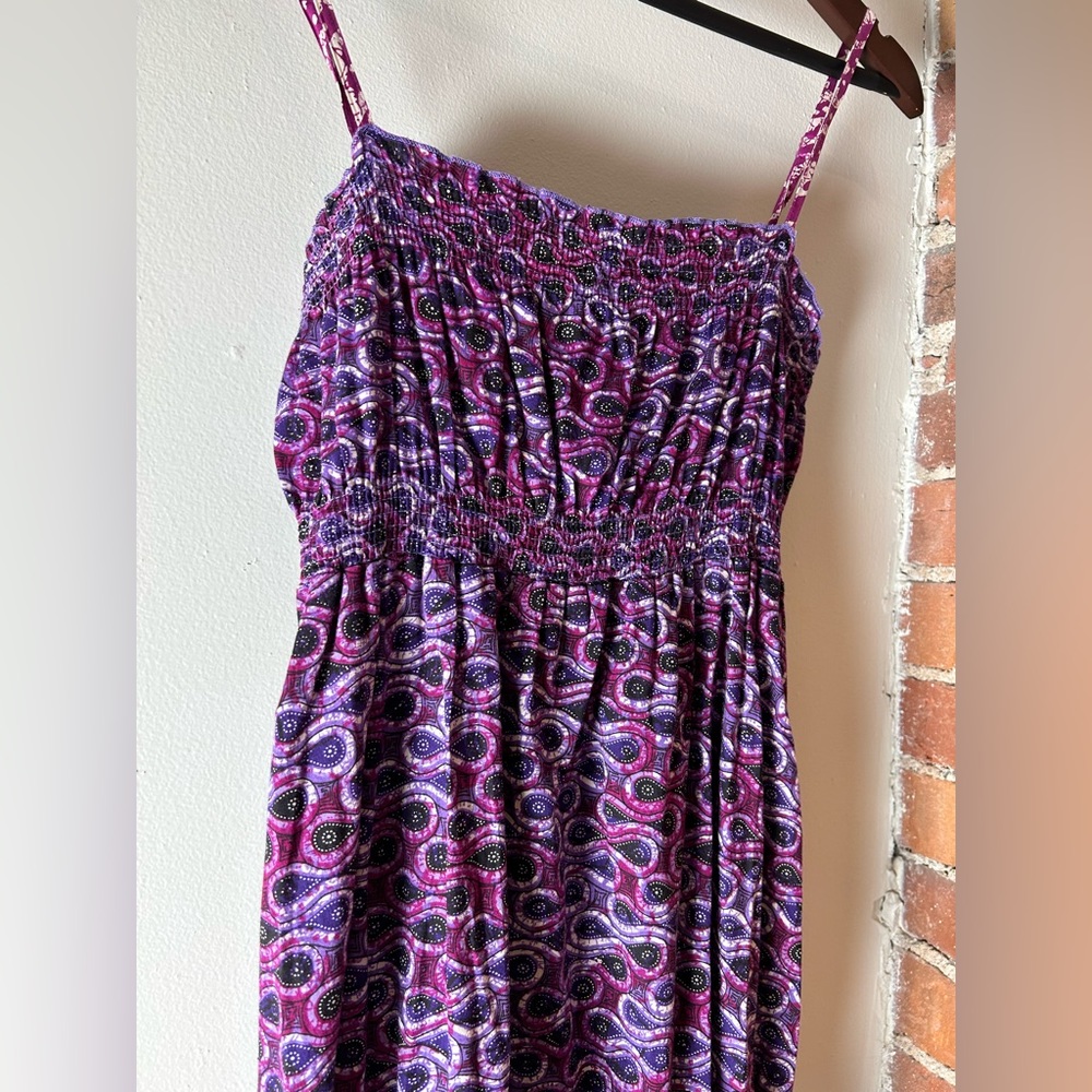 Purple beach’s spaghetti strap dress